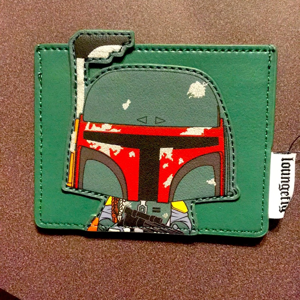 NWT Loungefly x Star Wars Mandalorian card holder